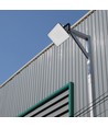 50W LED lyskaster med Fast Connector - 120lm/W, IP65, sort, utendørs