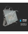10W LED lyskaster, hvit - 850lm, IP65, 4000K, hvitt kabinett