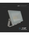 10W LED lyskaster, hvit - 850lm, IP65, 4000K, hvitt kabinett