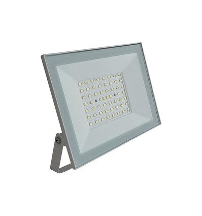 50W LED lyskaster - IP65, hvit kant, utendørs