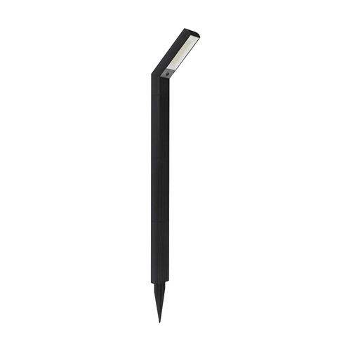 1,5W Solcelle hagelampe - CCT, 3 lysfarger, IP65, sort, inkl. fot og spyd