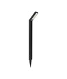 1,5W Solcelle hagelampe - CCT, 3 lysfarger, IP65, sort, inkl. fot og spyd