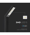 1,5W Solcelle hagelampe - CCT, 3 lysfarger, IP65, sort, inkl. fot og spyd