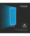 12W solcelle LED gatelampe - 1200lm, IP65, 6000K, sort, inkl. solcellepanel og batteri