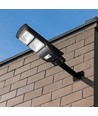 8W Solara LED gatelampe med solcelle - 1000lm, IP65, kald hvit, bevegelsessensor, inkl. fjernkontroll og batteri