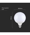 E27 22W LED G120 globepære - 2600lm, Samsung LED chip, matt glass