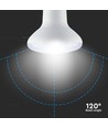 E27 11W R80 LED pære - 1055lm, 120°, erstatter 75W, Samsung LED chip