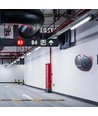 150cm 48W vanntett komplett LED armatur med sensor - IP65, 120lm/W, melkehvit cover, inkl. monteringsclips