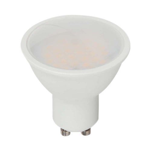 VT-205 spotlys 4,5W GU10 - glatt plast, Cree-chip, 6500K, 100°, 6 års garanti