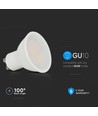 VT-205 spotlys 4,5W GU10 - glatt plast, Cree-chip, 6500K, 100°, 6 års garanti