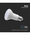 8,5W E27 LED-pære - 3000K varmhvit, R63, erstatter 60W