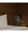 8W LED senge-vegglampe med USB-lading - Sort, 3000K, CREE chip, USB-A og USB-C