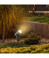 10W LED hagespot med spyd - IP65, sort aluminium, 40° lysvinkel, 880lm