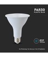 E27 11W LED-pære PAR30 - 40° spredning