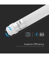 60cm / 9W T8 LED rør - Samsung LED chip, nano plast, 4000K, 5 års garanti
