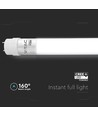 120cm / 18W T8 Nano Plastic LED rør - Samsung LED chip, 100lm/W, 4000K, 5 års garanti