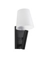 2W LED sengelampe / vegglampe med USB-lading - Sort, 3000K, CREE chip, IP20, moderne design