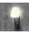 2W LED sengelampe / vegglampe med USB-lading - Sort, 3000K, CREE chip, IP20, moderne design