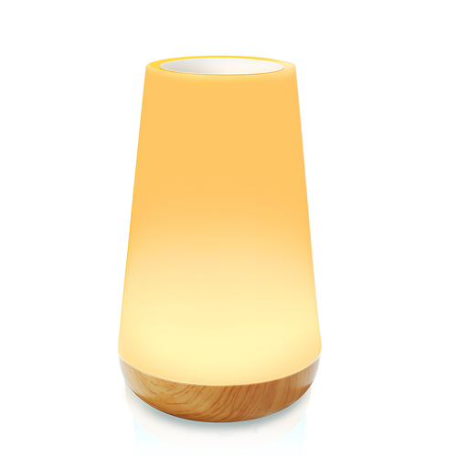 Oppladbar RGBW LED bord-/nattlampe - Hvit, touch dimbar, IP20 innendørs