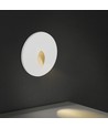 3W Ø15cm LED step light - CCT, IP65, sort, rund, aluminium