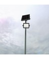 50W Solcelle LED lyskaster - 700lm, CCT 2000K-8000K, batteriindikator, sort, utendørs