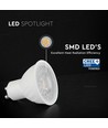 VT-275 spotlight 4,5W GU10 - plast, Cree-chip, 4000K, 6 års garanti