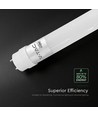 60cm / 7W High Lumen LED rør - 150lm/W, Nano plast, G13, 6500K