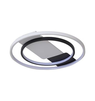 505x50mm VT-7736 taklampe 36W LED - dekorativ, 3-i-1, hvit + svart, med IR fjernkontroll