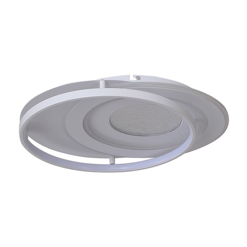 60W LED taklampe, CCT - 50x42cm, hvit, inkl. fjernkontroll, dimbar, 4800lm