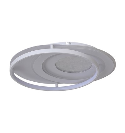 60W LED taklampe, CCT - 50x42cm, hvit, inkl. fjernkontroll, dimbar, 4800lm