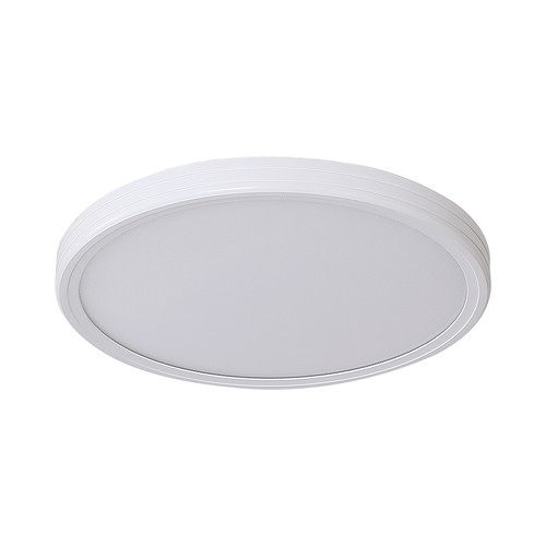 36W LED taklampe med fjernkontroll - Ø39cm, CCT 3-i-1, hvit/sort kant, inkl. lyskilde