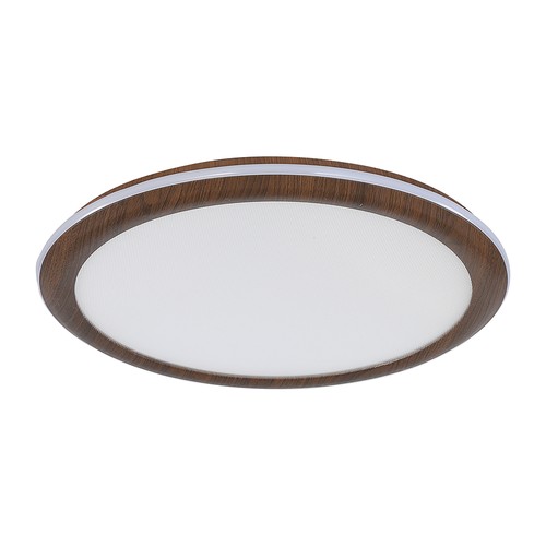 36W LED taklampe i trefarget design - Ø41cm, CCT, dimbar med fjernkontroll, IP20 innendørs
