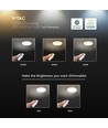 36W LED taklampe i trefarget design - Ø41cm, CCT, dimbar med fjernkontroll, IP20 innendørs