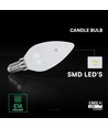 E14 3,7W LED kronelys - C37, 320lm, erstatter 30W, IP20