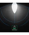 VT-1855 LED-lyspære 4,5W E14 - Cree-chip, 3000K, 6 års garanti