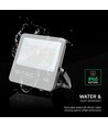 100W LED lyskaster - 135lm/W, Samsung LED chip, IP65, sort, utendørs