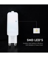 G9 2,2W LED pære - 200lm, 300°, Samsung LED chip, 18x56mm