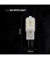 G4 1,5W LED pære - Samsung LED chip, 300°, plast, 12V