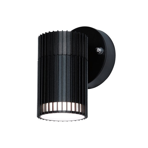 Utendørs vegglampe sort GU10 - en lysretning, lyser ned