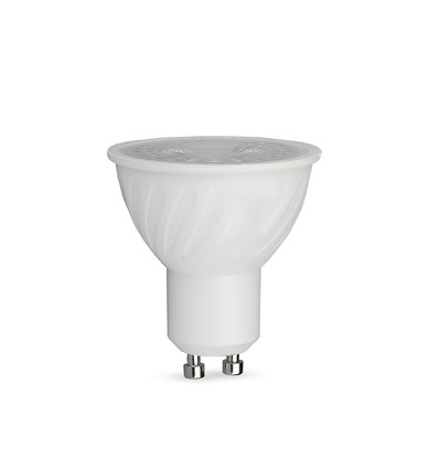 Vt-227 spotlys 6W GU10 - plast, Cree-chip, 3000K, 38°, 6 års garanti