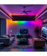 5m RGBIC Neon Flex LED-sett - 5V USB, Bluetooth-app, fjernkontroll