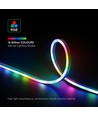 5m RGBIC Neon Flex LED-sett - 5V USB, Bluetooth-app, fjernkontroll