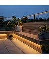 5m 230V RA93 vanntett HiCri slim COB strip - Inne/Ute, IP67, 296 LED, 10W/m, tape på baksiden