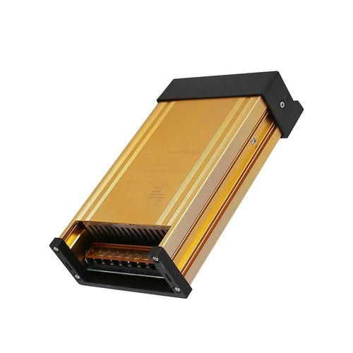 150W / 12V DC strømforsyning - 12.5A, IP45 regntett, metall, slim design