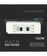 100W / 12V DC strømforsyning - 8.3A, IP67 vanntett, 5 års garanti