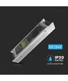 120W / 24V DC Slim strømforsyning - 5A, IP20, metallhus