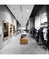 3xGU10 innfellingsspot, firkantet - Hvit/Sort, aluminium, uten lyskilde, hull: Ø256x85mm, mål: 270x100mm