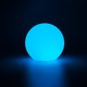 Ø10 cm RGB LED ball - Oppladbar, med fjernkontroll, IP66