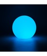 Ø12 cm RGB LED ball - Oppladbar, med fjernkontroll, IP66