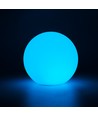 Ø15 cm RGB LED ball - Oppladbar, med fjernkontroll, IP66